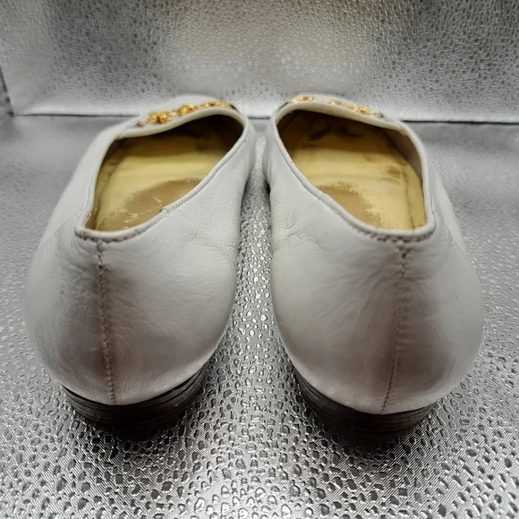 Partners White Olivia Flats Women's Size 7.5 - Picture 5 of 9